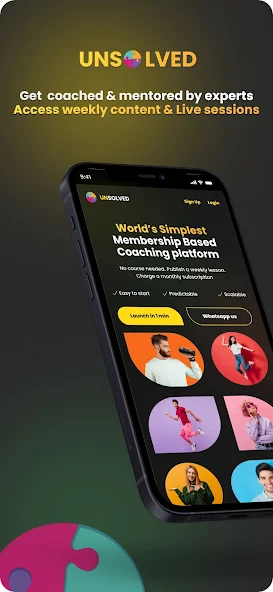 Unsolved Network app screenshot