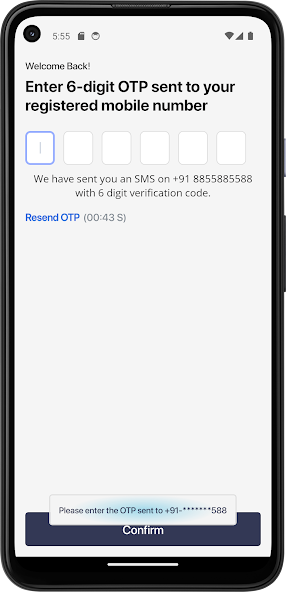 OTP verification
